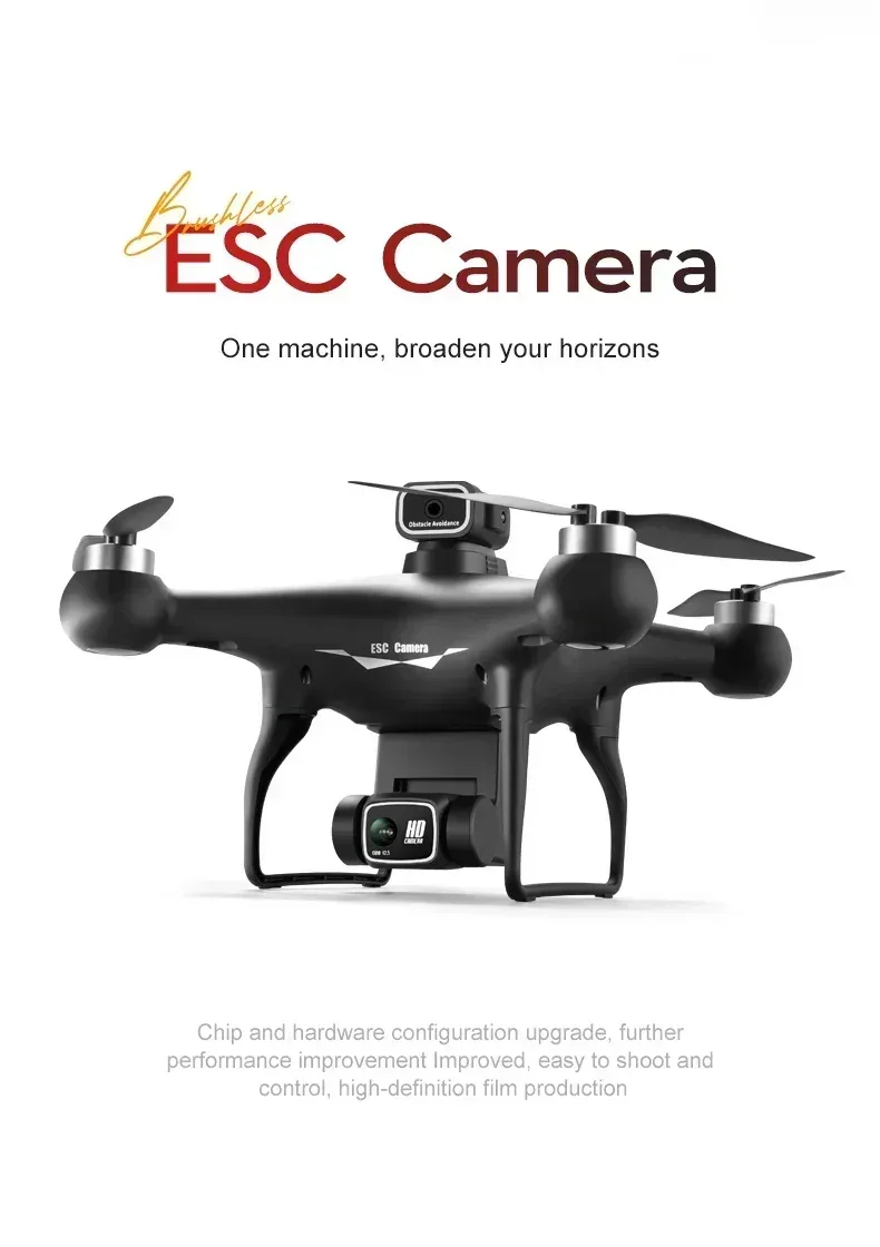 S116 MAX FPV Drone Triple Battery Dual 8K HD Cameras Optical Flow Positioning WIFI Real-Time Transmission 360° Smart Avoidance