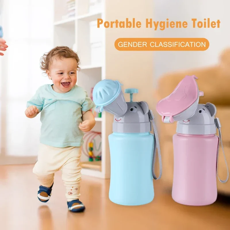 Portable Baby Hygienic Toilet Urinal for Boys Girls Outdoor Car Travel Leak-Proof Potty Children's Convenient Training Toilet