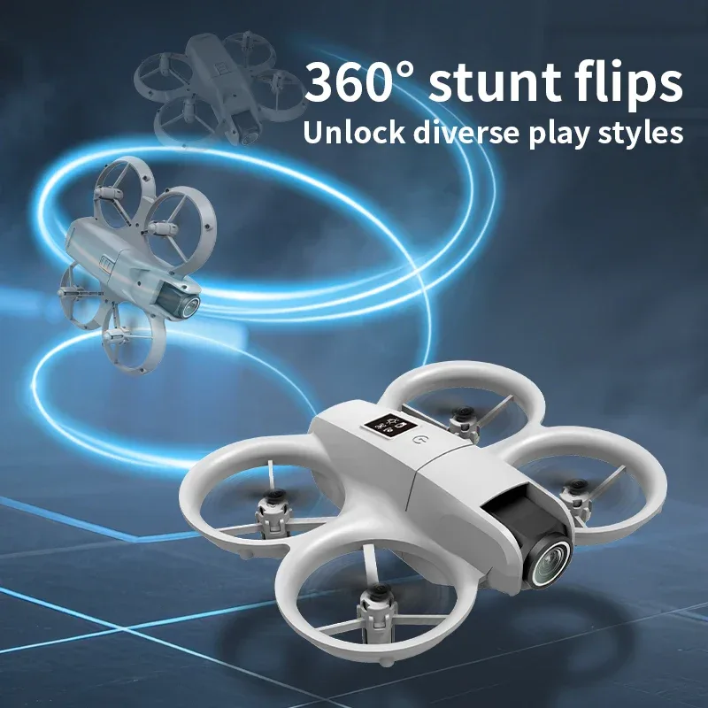 New H135 Mini Drone WIFI FPV Hover Professional 4K Camera Pocket Coloful Lights Dron Rc Plane Foldable Quadcopter RC Toys Gifts