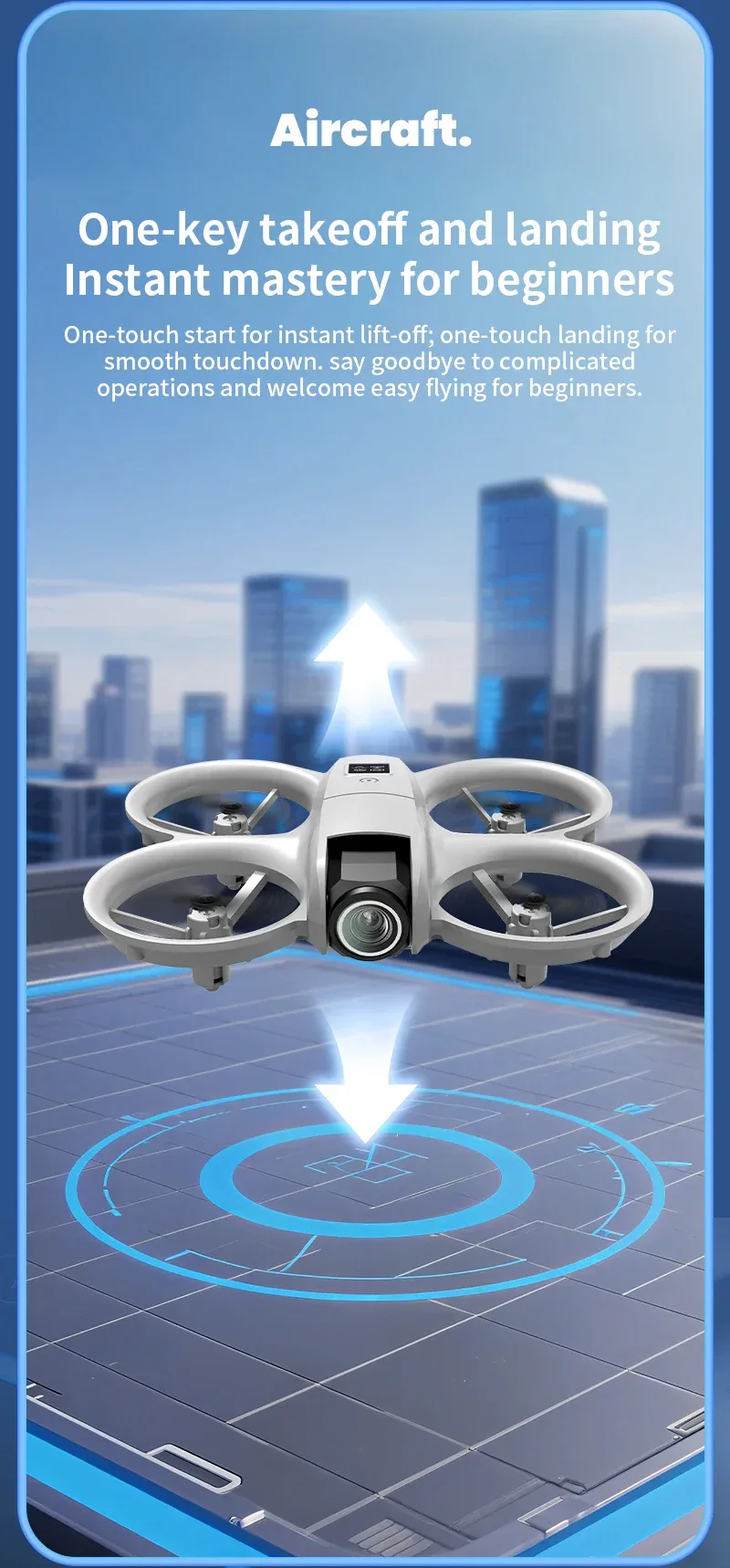 New H135 Mini Drone WIFI FPV Hover Professional 4K Camera Pocket Coloful Lights Dron Rc Plane Foldable Quadcopter RC Toys Gifts