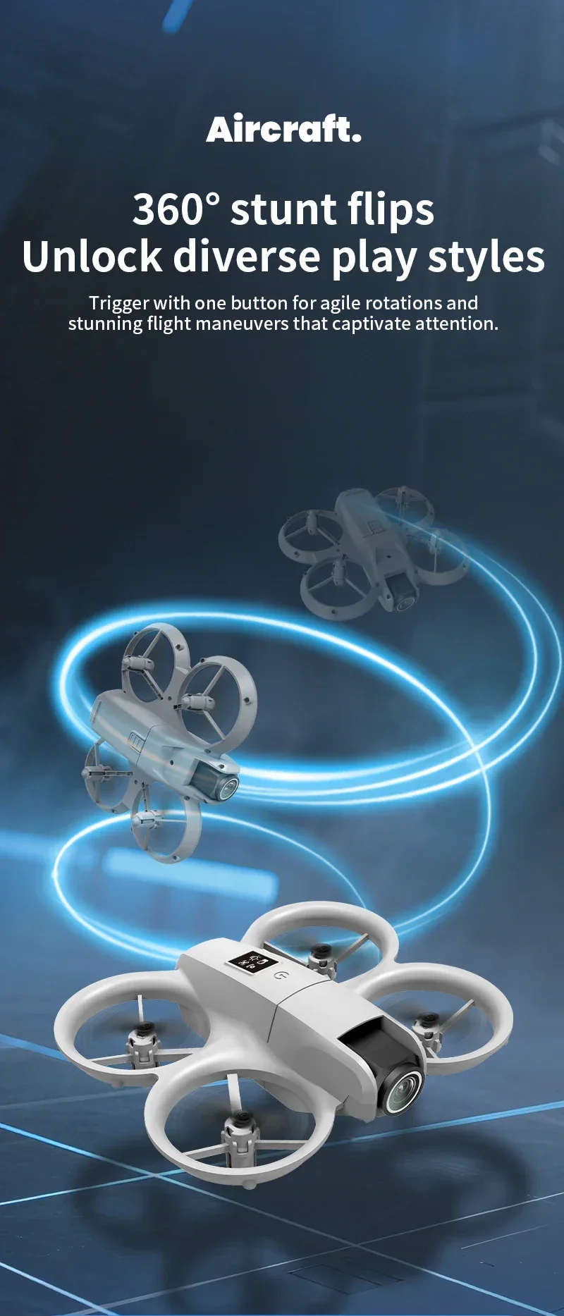 New H135 Mini Drone WIFI FPV Hover Professional 4K Camera Pocket Coloful Lights Dron Rc Plane Foldable Quadcopter RC Toys Gifts