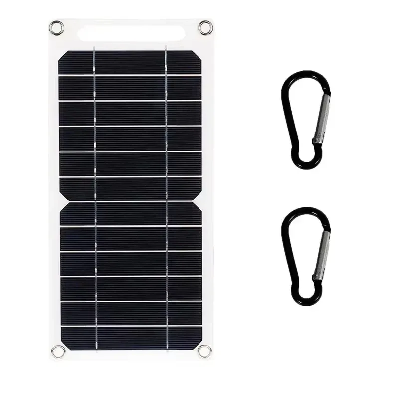 Solar Panel 30W USB Type-C Waterproof Outdoor Hiking Camping Portable Battery Mobile Phone Charging Bank Charging Panel 5V