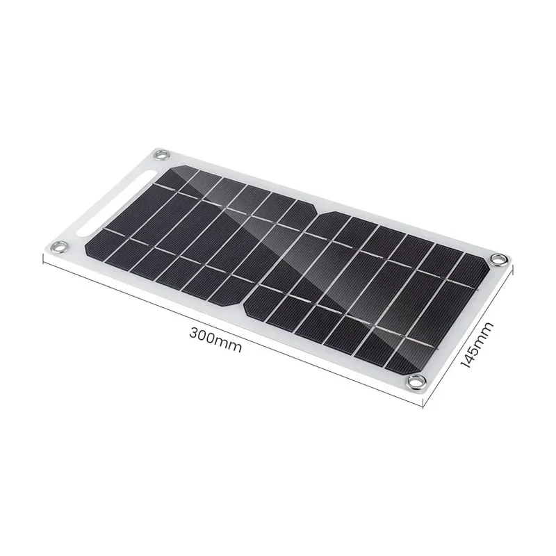 5W 35W 6.8V Portable Waterproof Solar Panel USB Charger for Camping Hiking Phone Battery Bank Mobile Charging
