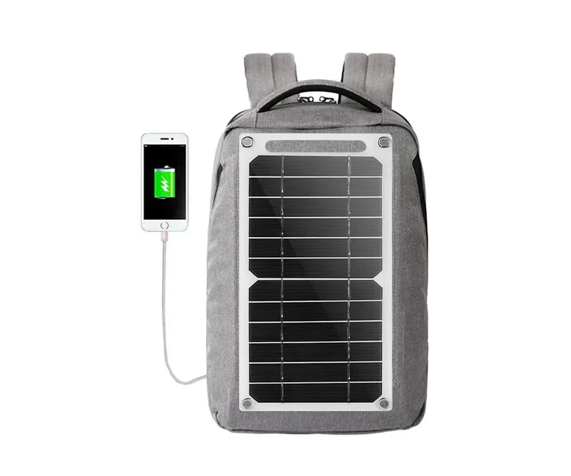 35W Solar Panel with USB Waterproof Outdoor Hiking and Camping Portable Battery Mobile Phone Charging Bank Charging Panel 6.8V