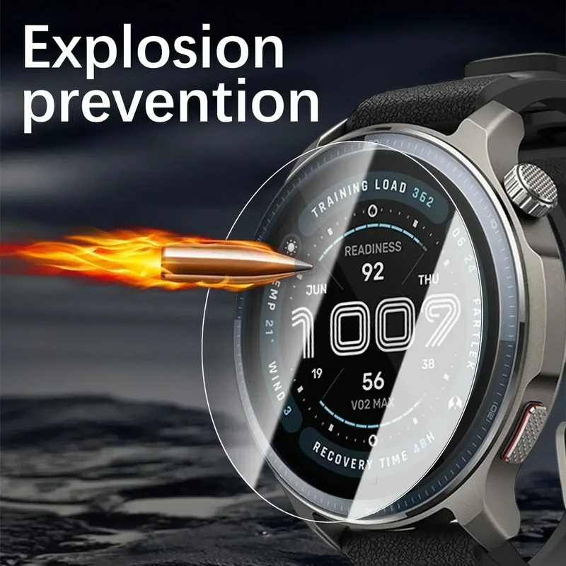 9H Tempered Glass for Amazfit Balance 2 Premium Screen Protector HD Clear Anti-scratch Protective Film for Amazfit Balance2