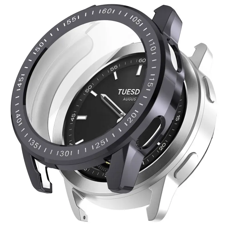 Case for Xiaomi Watch S3 TPU Anti-Scratch Soft Protector Shell All-around Bumper Protective Cover For Mi Watch S3