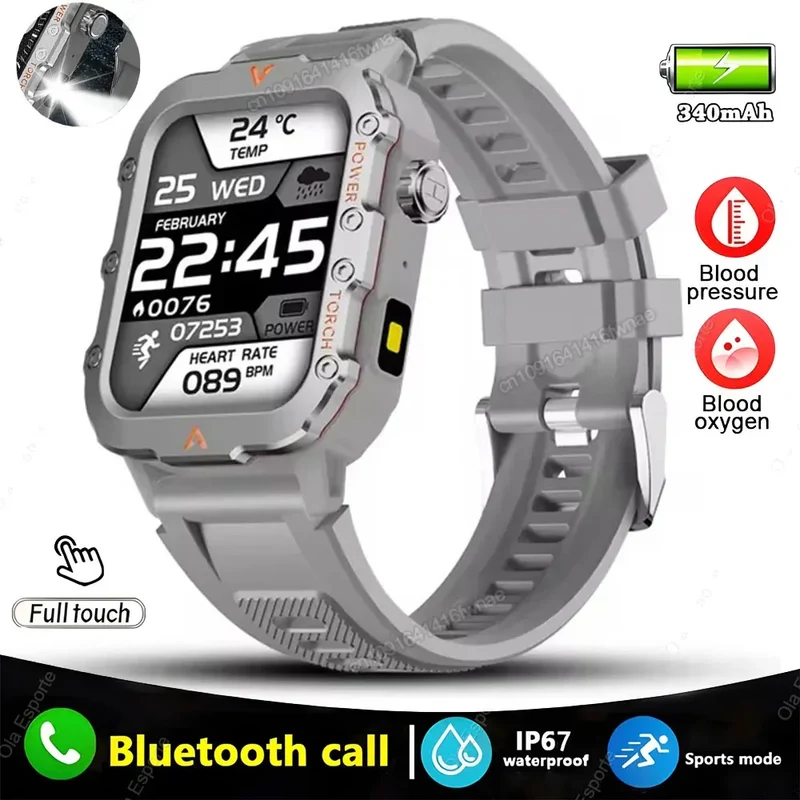 2025 Smartwatch New GPS Smart Watch Men 1.71 Inch HD Display Screen GPS & Make/Receive Phone Calls 340mAh Battery Smart Bracelet