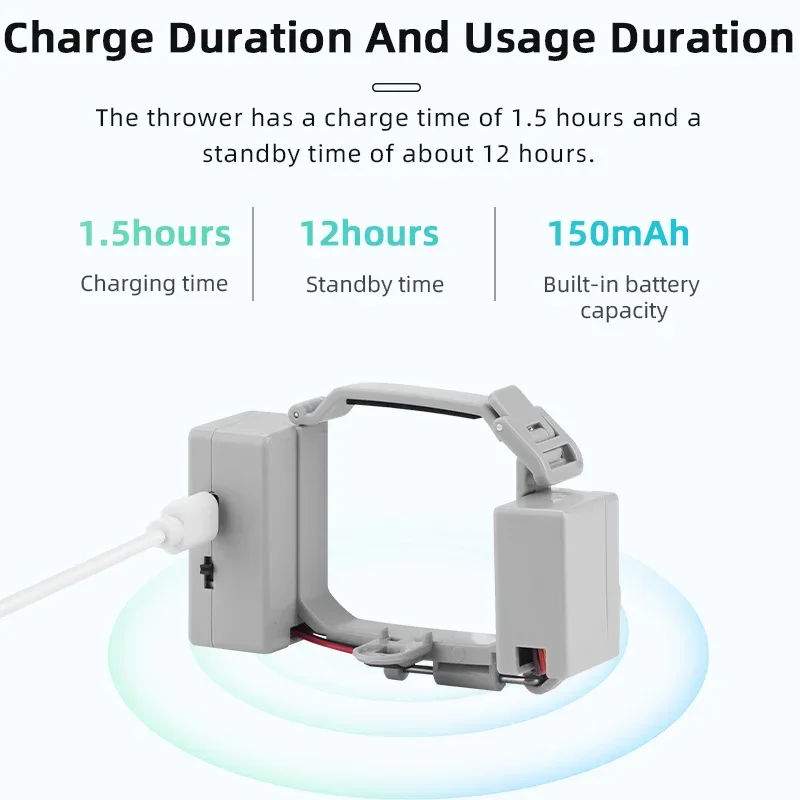 Airdrop System for DJI Mini 4 Pro Quick Release Thrower Casting Bait/Giving Gifts/Emergency Rescue Drone Accessories