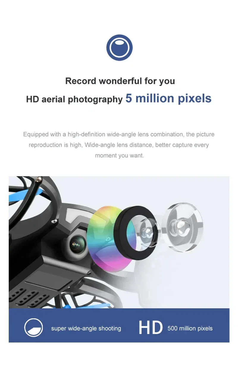 New 811 Mini Drone 8K Profession 4K HD Wide Angle Camera Wifi Rc Fpv Foldable Drones Height Keep Drones Helicopter Kids Toys
