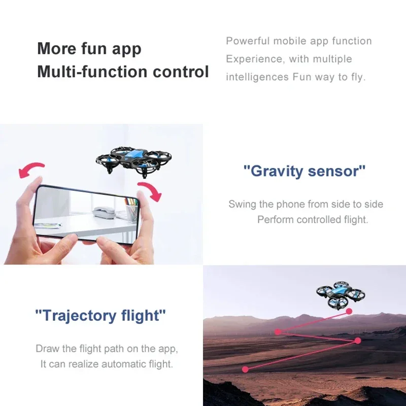 New 811 Mini Drone 8K Profession 4K HD Wide Angle Camera Wifi Rc Fpv Foldable Drones Height Keep Drones Helicopter Kids Toys