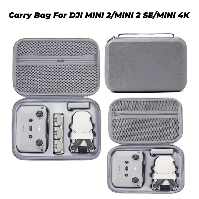 Storage Carry Bag for DJI Mini 2/Mini 2 SE/MINI 4K Drone Battery Remote Control Box Protective Portable Handbag Accessories