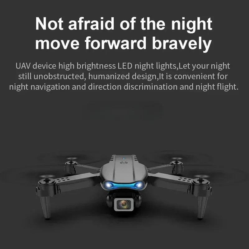 New E99Pro RC Drone 4K Professinal With 1080P Wide Angle HD Camera Foldable Helicopter WIFI FPV Height Hold Gift Toy