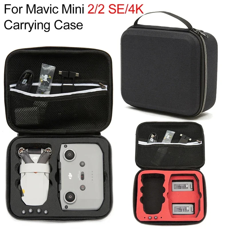 Handbag Portable Shockproof Box For DJI Mini 4K/DJI Mini 2/ Mini 2 SE Transport Case Drone Remote Control Accessorie Storage Bag