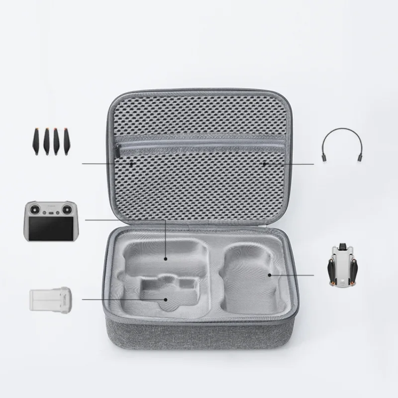 Portable Carrying Case for DJI Mini 3 Pro Storage Bag Mini3/Mini3 Pro Drone Accessories Snowflake Cloth Splash-proof Handbag