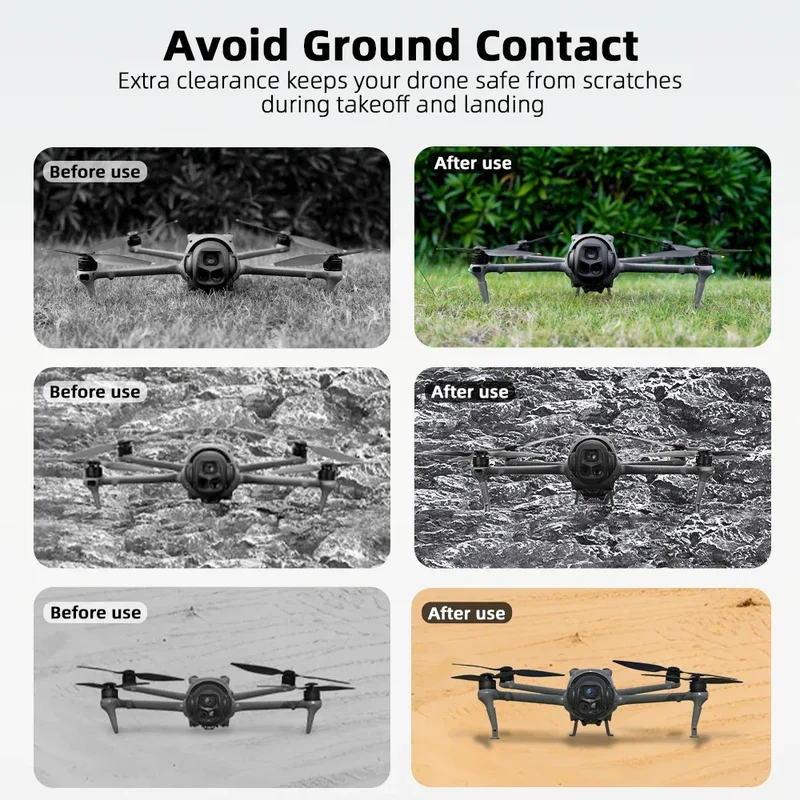 For DJI Mavic 4 Pro Accessories Propeller Holder Strap and Landing Gear Tripod Stand Support Leg Drone Protector