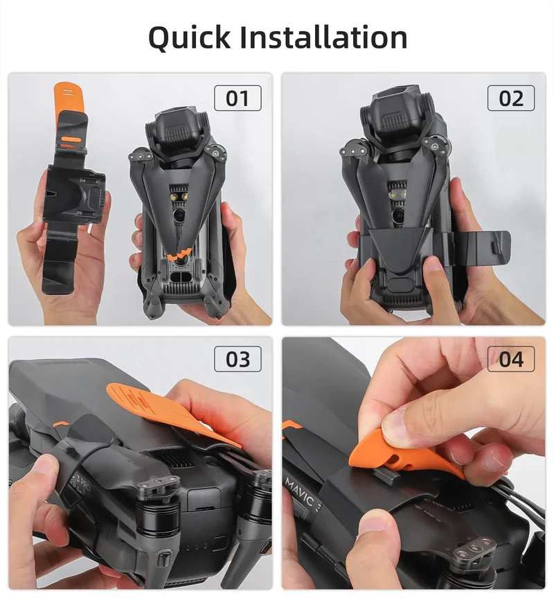 Sunnylife Propeller Holder For DJI Mavic 3/3 Pro/3 Classic Propeller Stabilizer Bracket Protective Belt Fixing Mount Drone Parts