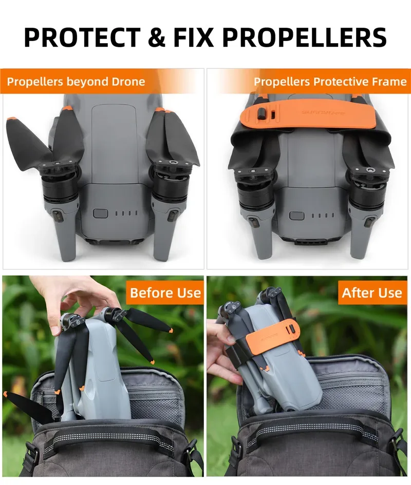 Propeller Holder for DJI Air 3/Air 3S Drone Propellers Stabilizer Prop Blades Protector Wing Fixed Quick Release Accessory