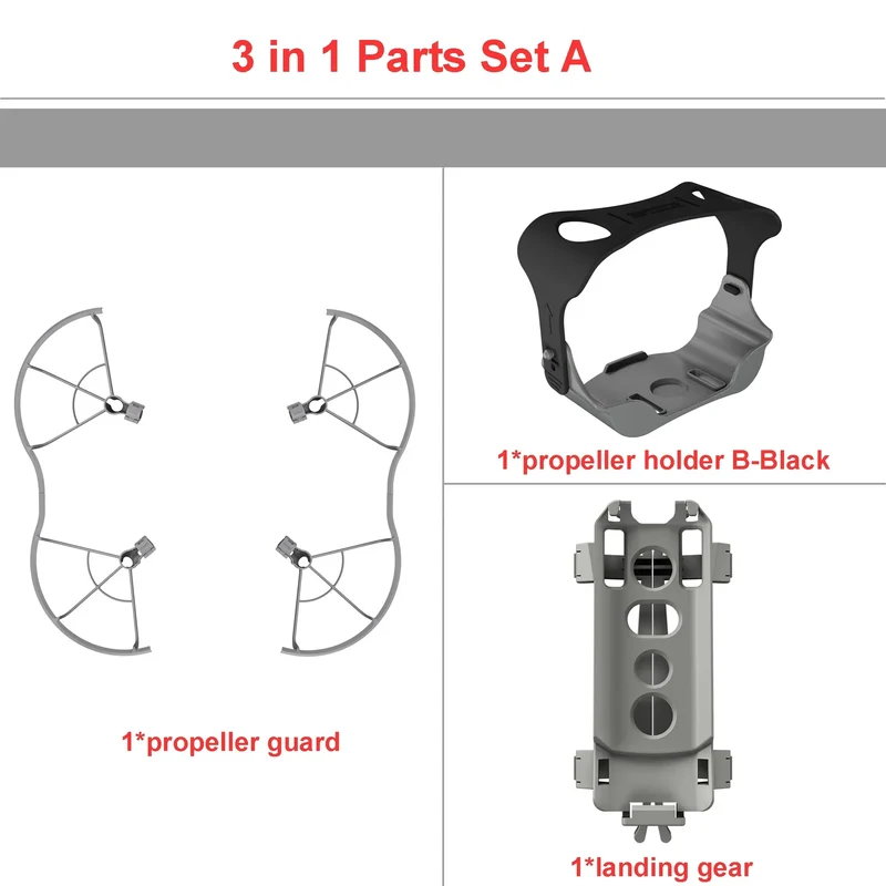 Air 3 Drone Accessories Propeller Holder Proter For DJI Air 3 Propeller Protector Blade Strap Wing Fixed Stabilizers