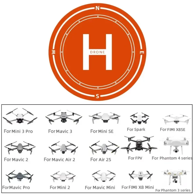 Drone Landing Pad Waterproof Fast-Fold Helipad ForFolding Landing Pad for DJI NEO/Mavic 3/Pro Air 2s/Mavic Air 2 Mini 5 4 3 Pro