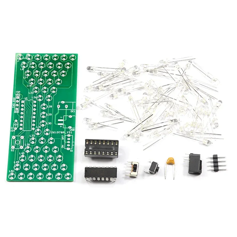 Light-emitting Diode LED Electronic Hourglass DIY Electronic Kit 5V Fun Welding Electronic Component Welding Skills Training