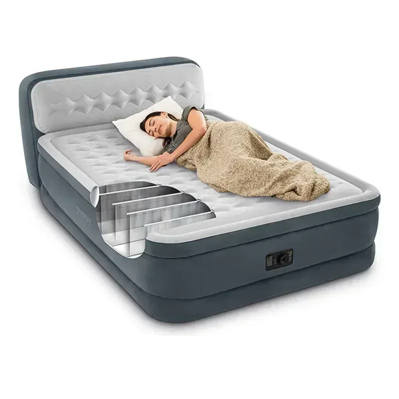 Order Online King Size Bed Inflatable Airbed Sleeping Intex Beds Air Bed Mattress with Pump