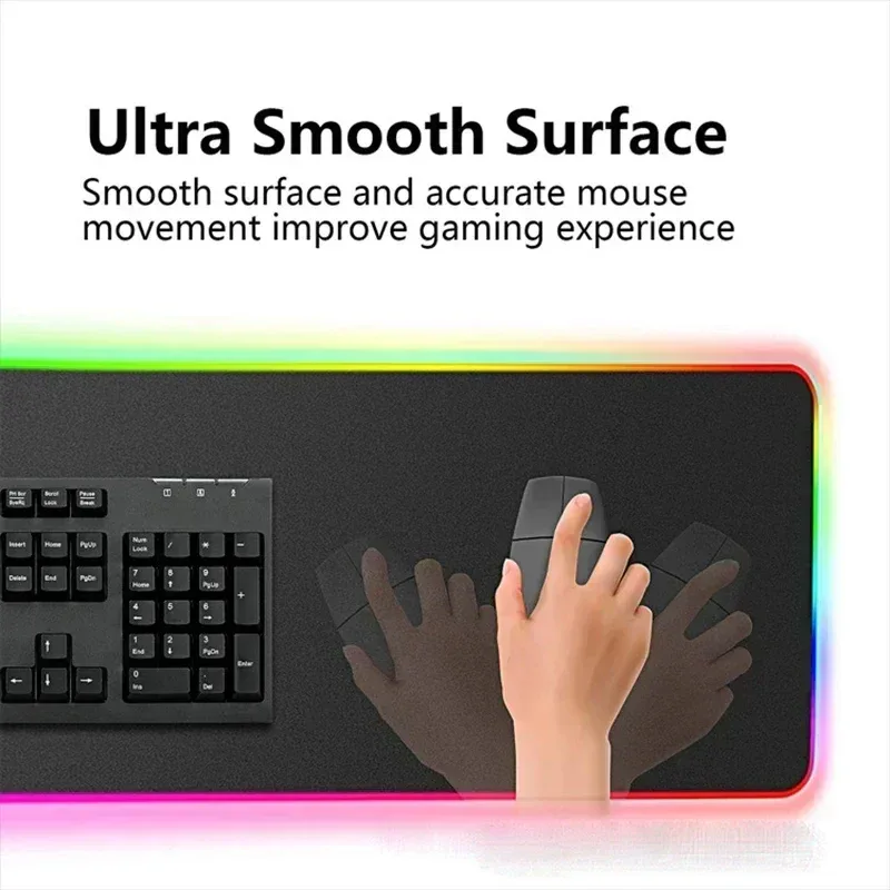 CORSAIR Mouse Pad Rgb Xxl Laptop Mat Gaming Mousepad Backlit Keyboard Gamer Girl Table Pads Desk