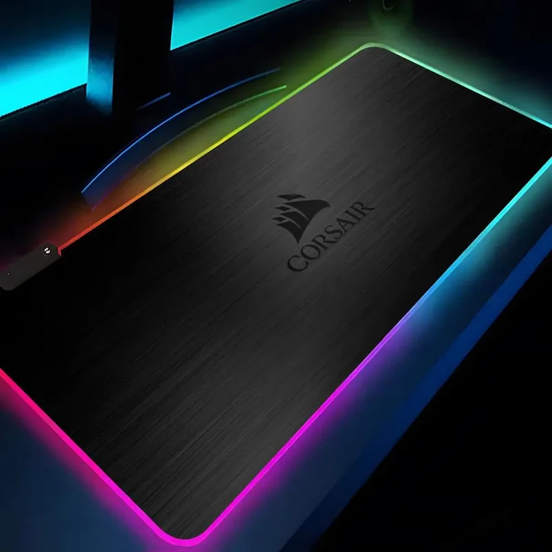 CORSAIR Mouse Pad Rgb Xxl Laptop Mat Gaming Mousepad Backlit Keyboard Gamer Girl Table Pads Desk