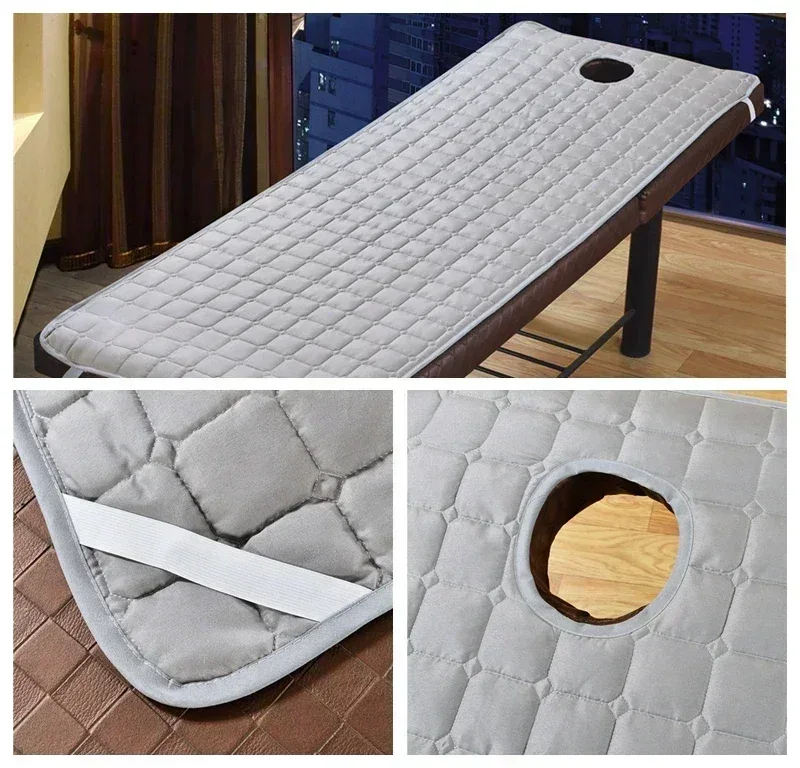 Home Textile Solid Color Anti Slip Winter Mattress for Beauty Salon Massage SPA