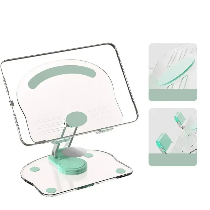 Foldable Tablet Support Office Desk Cell Phone Stand Telephone Versatile Grey Mobile Bracket