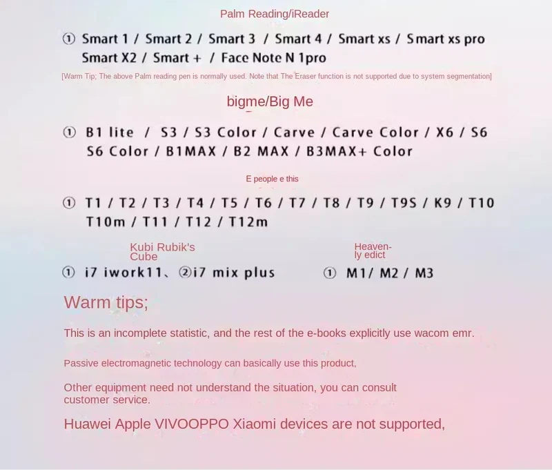 Stylus for Boox Nova Air 2 3 Max Lumi and Tablet Note Air 3 X2 Pro with 4096 Level Passive Electromagnetic Pen