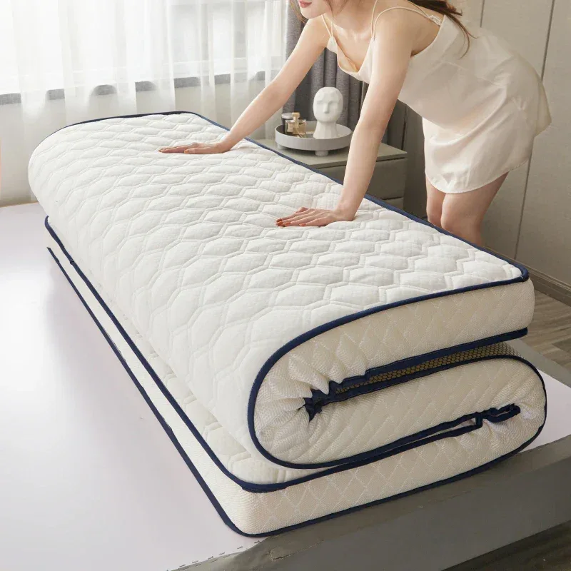 Latex mattress home hotel cushion thickened dormitory single double student tatami mattress, fashion sponge mats