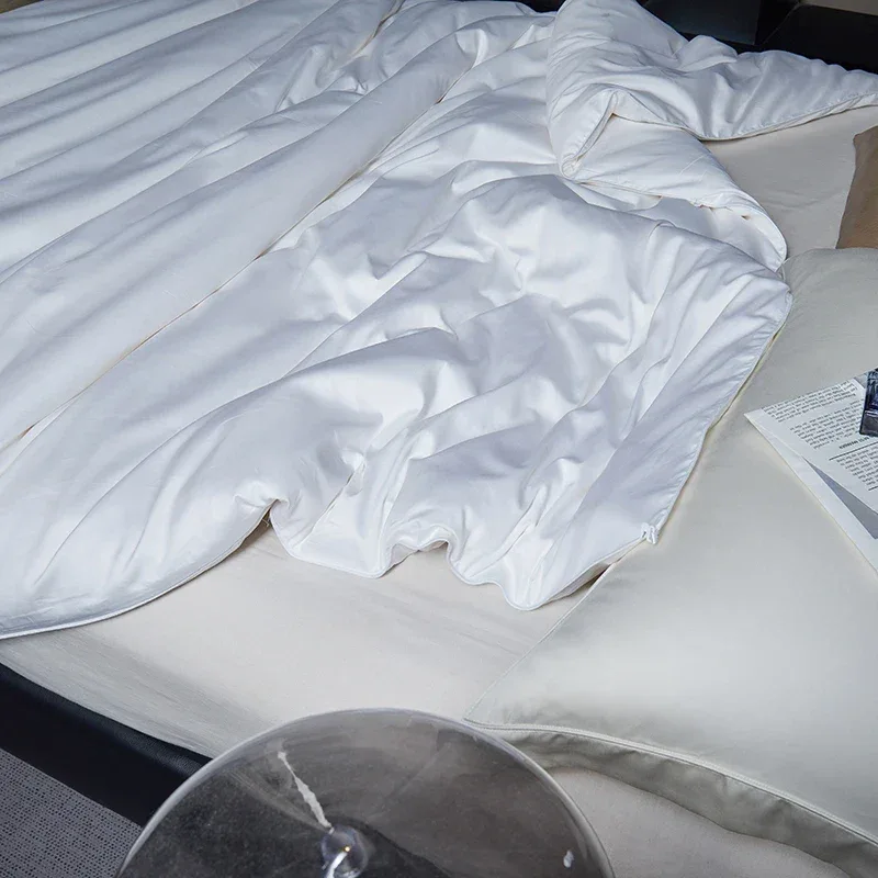 silk quilt Queen King size Hand-made Silk quilts Comforter Crafted with 100% Pure Silk Floss for winter summer all seasons