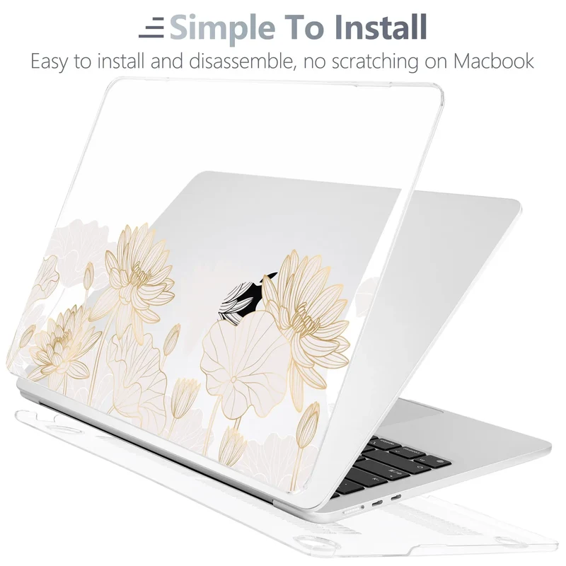 Laptop Case for Macbook Air 13 A2337 2020 M1 Chip Pro 13 A1278 2022 M2 Air 13.6 M2 for Macbook Pro 14 case M4 2023 M3 Pro 16
