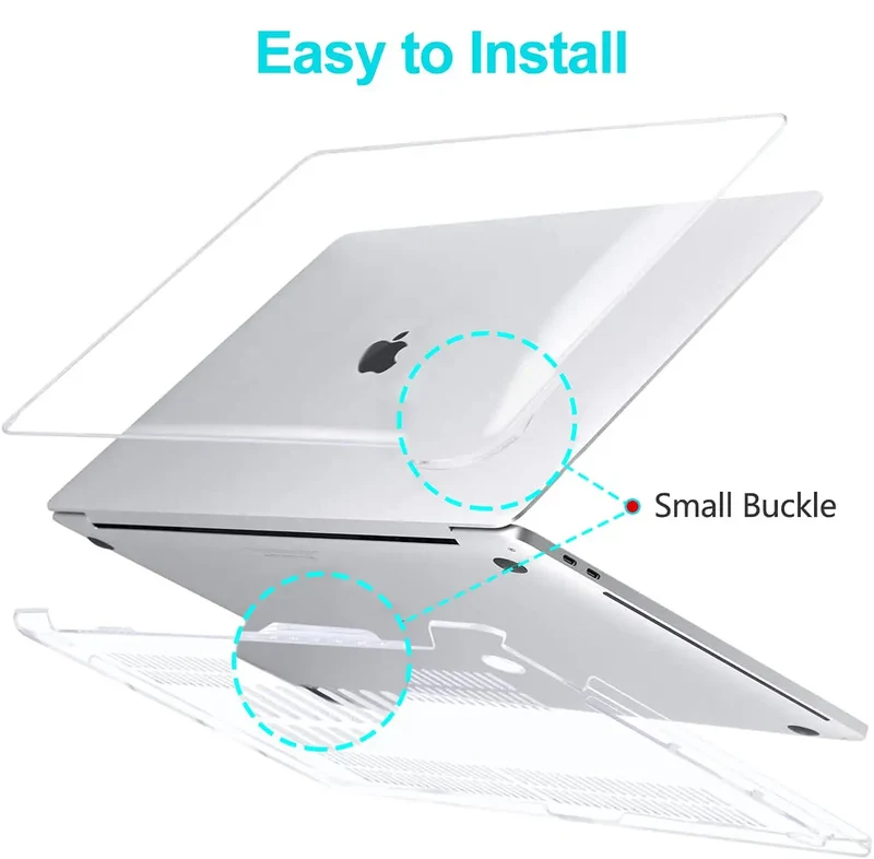 Laptop Case for Macbook Air 13 A2337 2020 M1 Chip Pro 13 A1278 2022 M2 Air 13.6 M2 for Macbook Pro 14 case M4 2023 M3 Pro 16