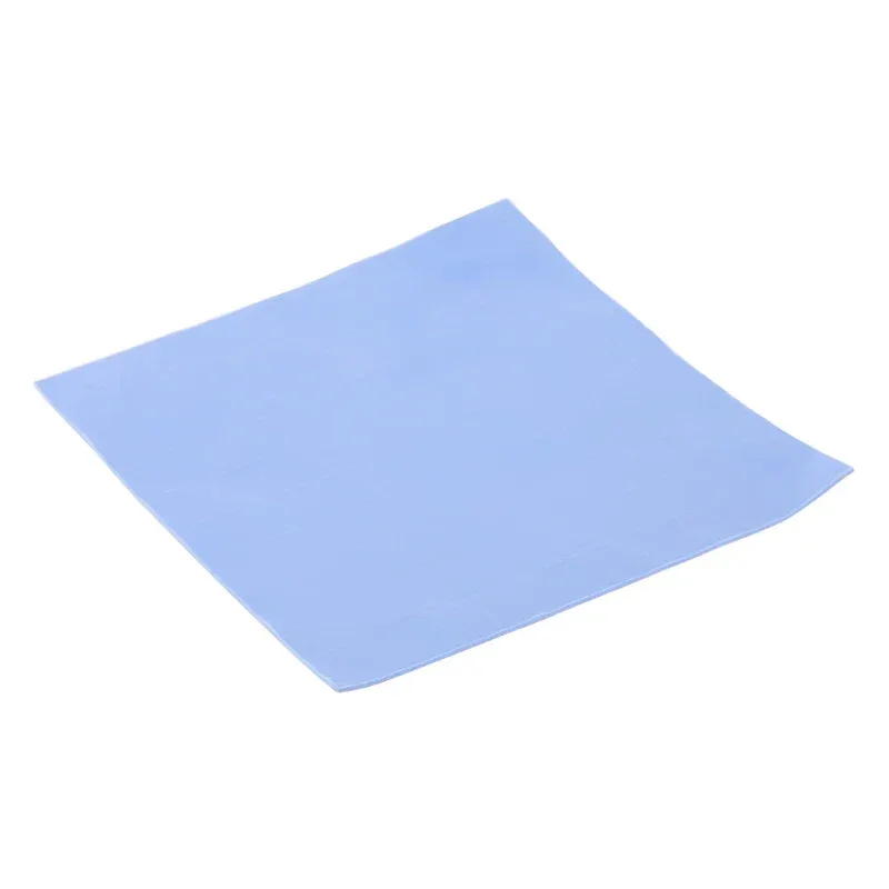 F3MA 100Pcs 100mmx100mmx1mm Thermal Pad GPU CPU Heatsink Cooling Conductive Silicone Pad for PC Computer Accessories