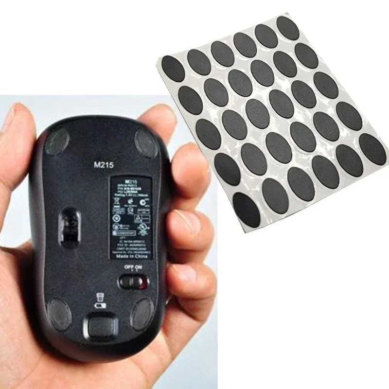 30Pcs Mouse Glides Skates For M215 M325 M310 M320 Gaming Mouse Antislip Feet Sticker Pad Brake Control Speed Mouse Feet