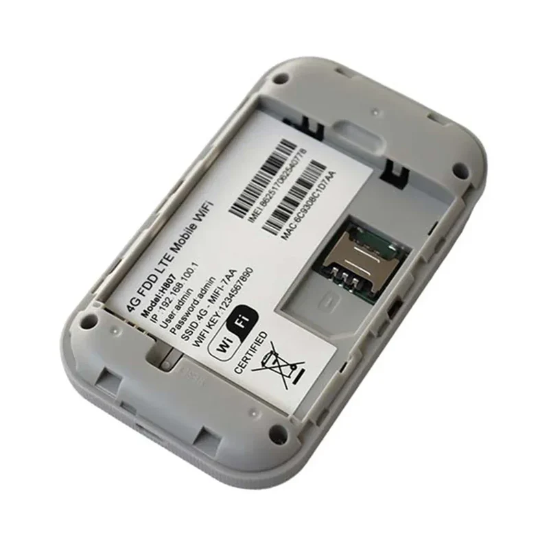 4G LTE Mini Outdoor Hotspot Sim Card Slot Wireless Router 2100mAh Portable Network Hotspot Device Colorful LED Display