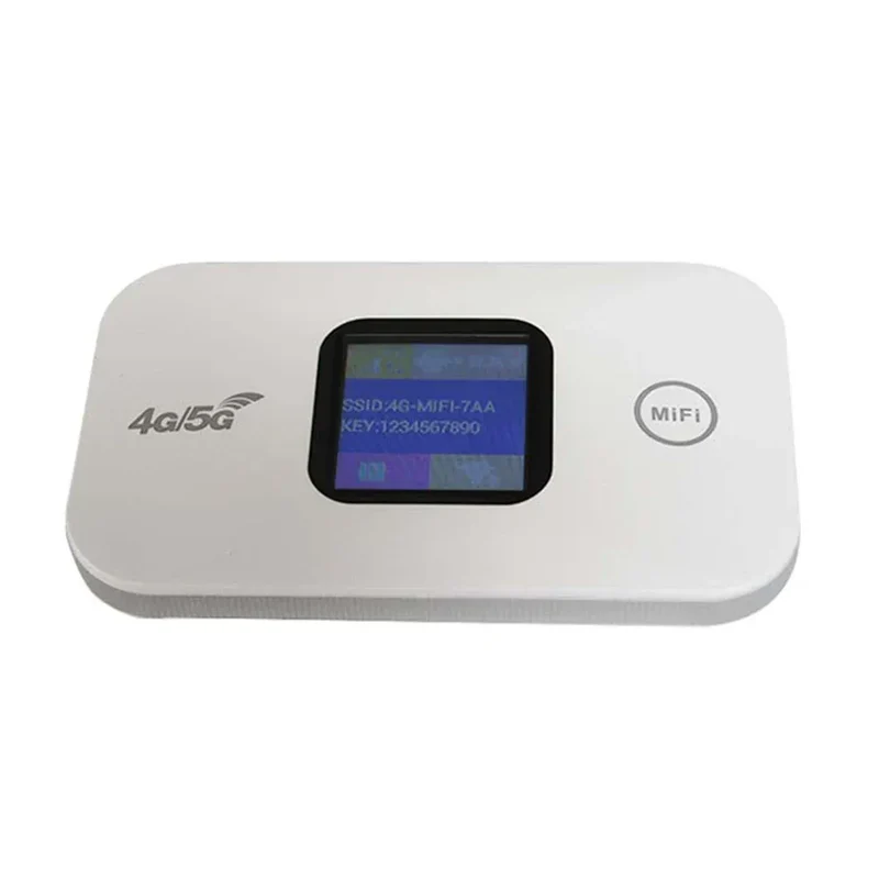 4G LTE Mini Outdoor Hotspot Sim Card Slot Wireless Router 2100mAh Portable Network Hotspot Device Colorful LED Display