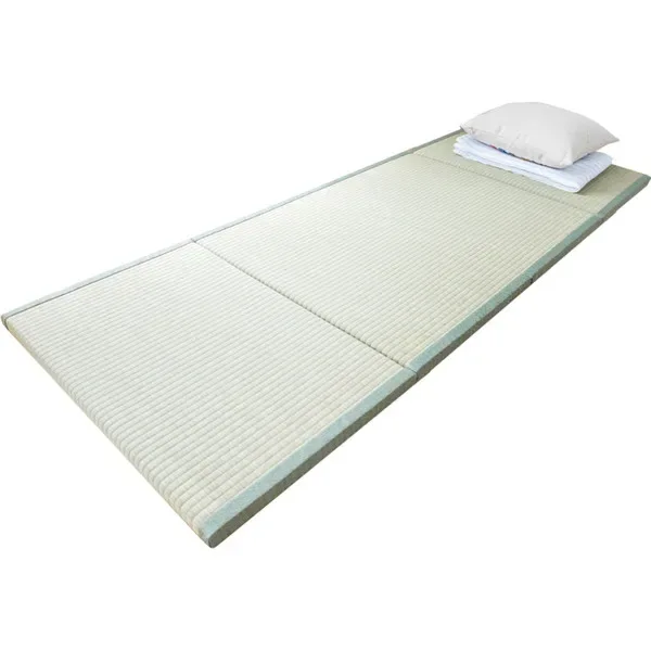 Folding JapaneseComfortable Tatami Mattress Mat Rectangle Large Foldable Floor Straw Mat For Sleeping Tatami Mat Flooring