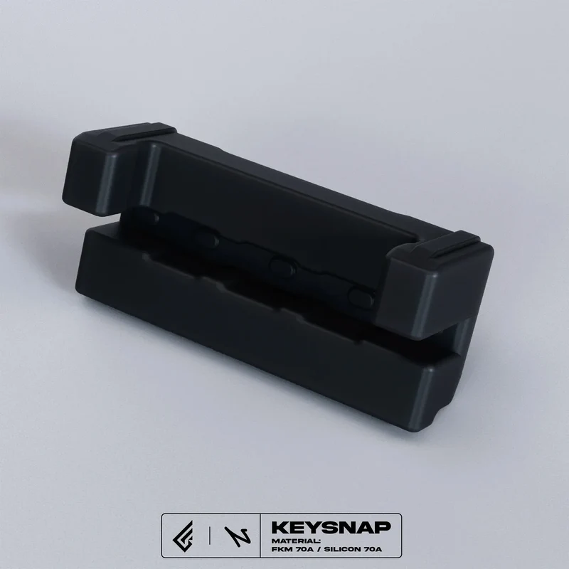 Geon × Nuxros Keysnap PCBsnap Goju Mechanical Keyboard O-ring Structure Silicone FKM Modifications Keyboard Gasket 4 Pcs