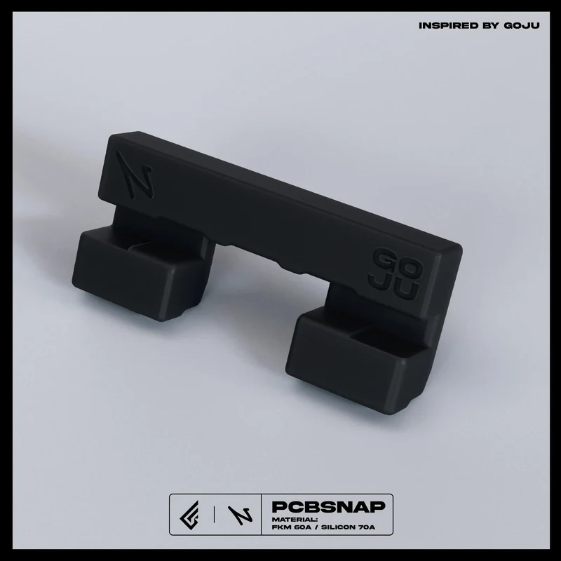 Geon × Nuxros Keysnap PCBsnap Goju Mechanical Keyboard O-ring Structure Silicone FKM Modifications Keyboard Gasket 4 Pcs