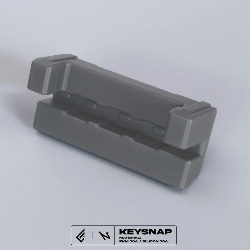 Geon × Nuxros Keysnap PCBsnap Goju Mechanical Keyboard O-ring Structure Silicone FKM Modifications Keyboard Gasket 4 Pcs