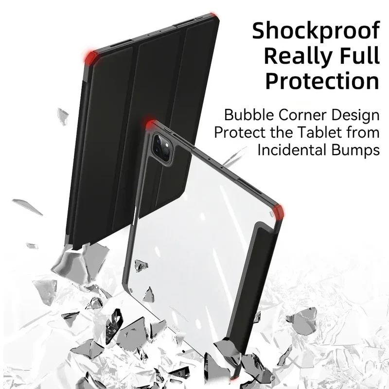 For 2025 Tablet Case iPad Air 11 inch M2 M3 Pro 13/11 M4 Cover for iPad 10th 11th 10.9 Air 4/5 7/8/9th 10.2 4/5/6th 9.7 Mini 6 7