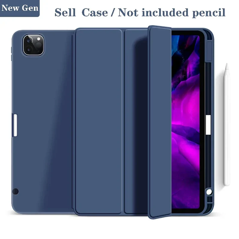 For iPad Air 4 Case Air 5 iPad Pro 11 Case 2020 2022 iPad Pro 12.9 Case 2021 5th Generation Funda Wireless Charge Pencil Holder