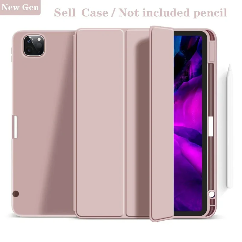 For iPad Air 4 Case Air 5 iPad Pro 11 Case 2020 2022 iPad Pro 12.9 Case 2021 5th Generation Funda Wireless Charge Pencil Holder
