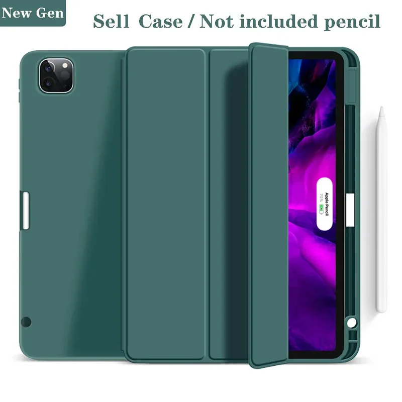 For iPad Air 4 Case Air 5 iPad Pro 11 Case 2020 2022 iPad Pro 12.9 Case 2021 5th Generation Funda Wireless Charge Pencil Holder