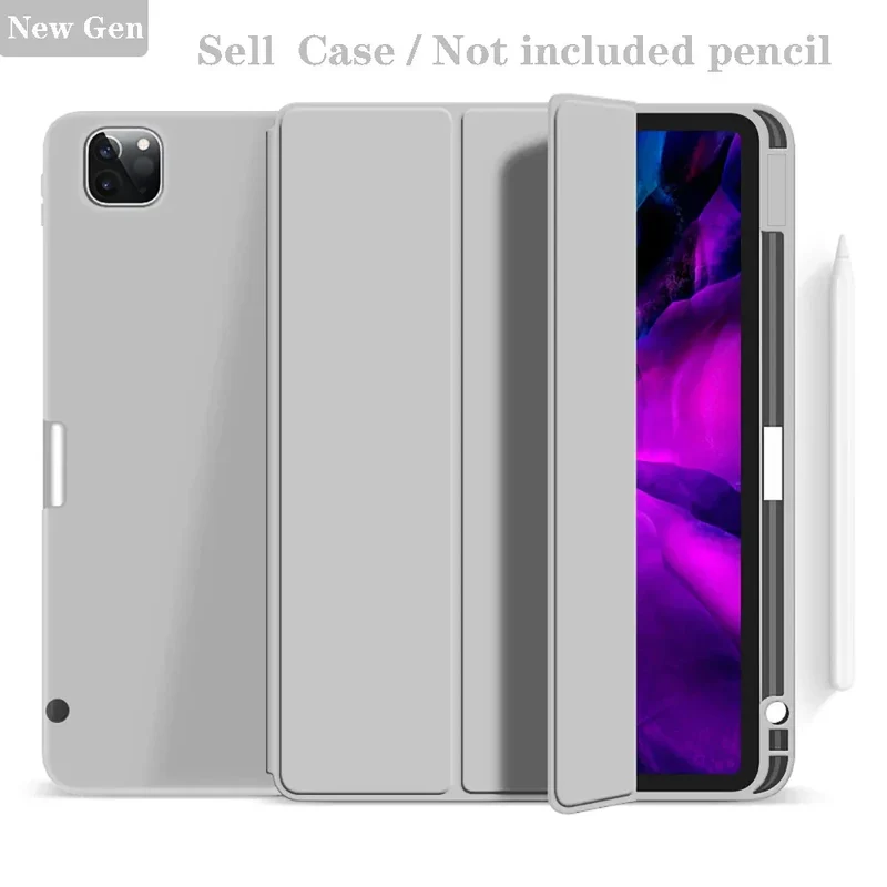 For iPad Air 4 Case Air 5 iPad Pro 11 Case 2020 2022 iPad Pro 12.9 Case 2021 5th Generation Funda Wireless Charge Pencil Holder