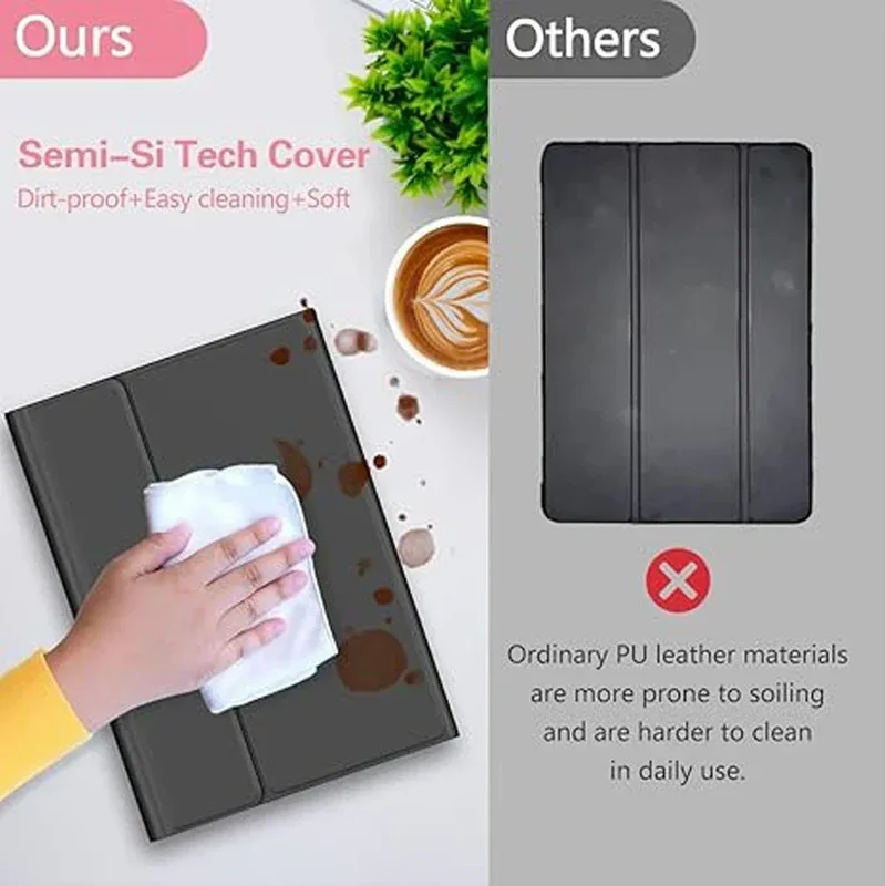 Case for Redmi Pad Pro/Redmi Pad 2 Pro 12.1 inch For Xiaomi Poco Pad 12.1 lnch Keyboard Case with Detachable Bluetooth Keyboard