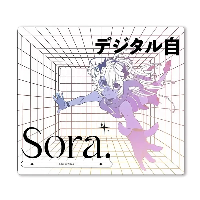 Skypad SORA YUME Glass Gaming Mouse Pad 260x210mm Smooth Frosted Surface Customize Mat FPS Office Esports Game Glass Mouse Pads