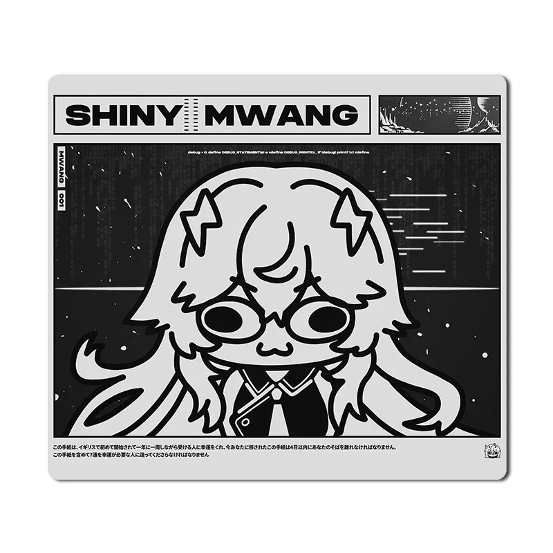 Skypad SORA YUME Glass Gaming Mouse Pad 260x210mm Smooth Frosted Surface Customize Mat FPS Office Esports Game Glass Mouse Pads